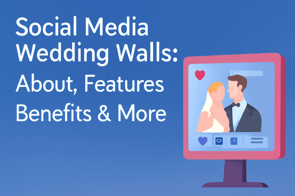 social media wedding wall