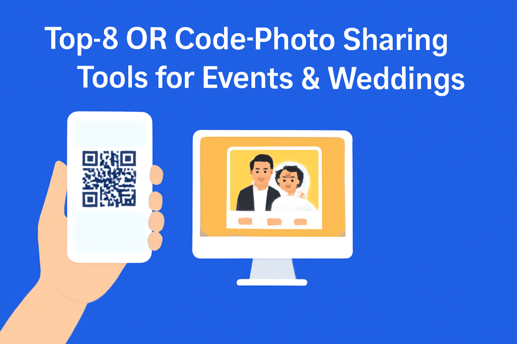 Tools for photo sharing QR code