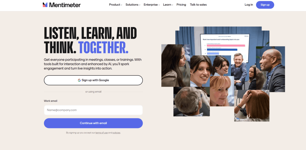 audience participation tool