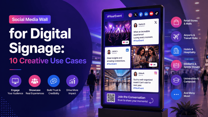 Social Media Digital Signage